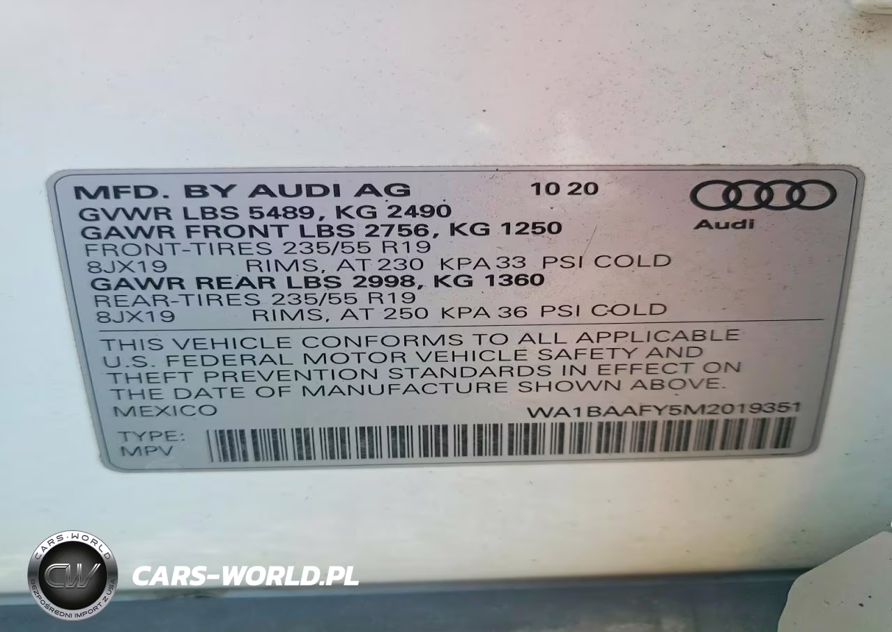 2021 Audi Q5 Premium Plus VIN:WA1BAAFY5M2019351 - 13
