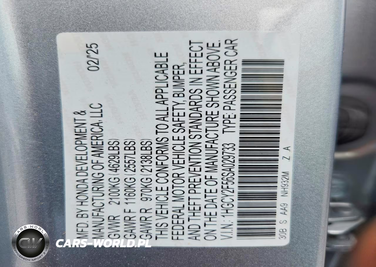 2025 Honda Accord Hybrid Sport VIN:1HGCY2F56SA029733 - 12