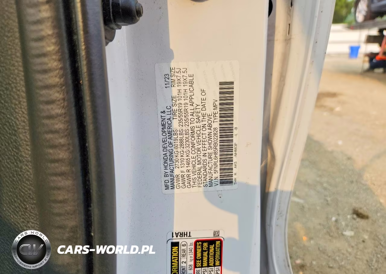 2024 Honda Odyssey Touring VIN:5FNRL6H85RB022828 - 13