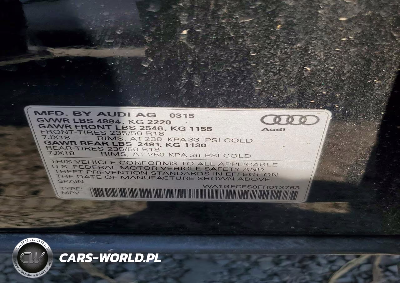 2015 Audi Q3 Prestige VIN:WA1GFCFS8FR013763 - 13