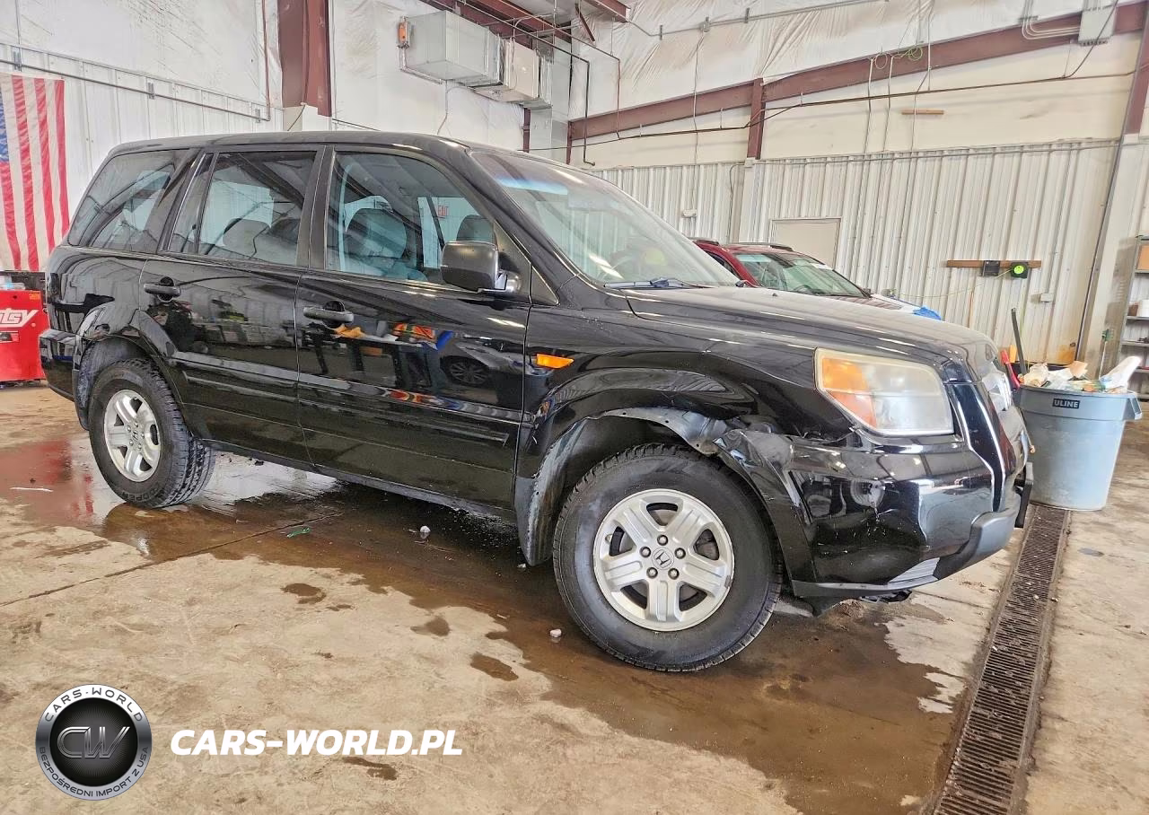 2007 Honda Pilot Lx VIN:5FNYF18117B014893 - 4
