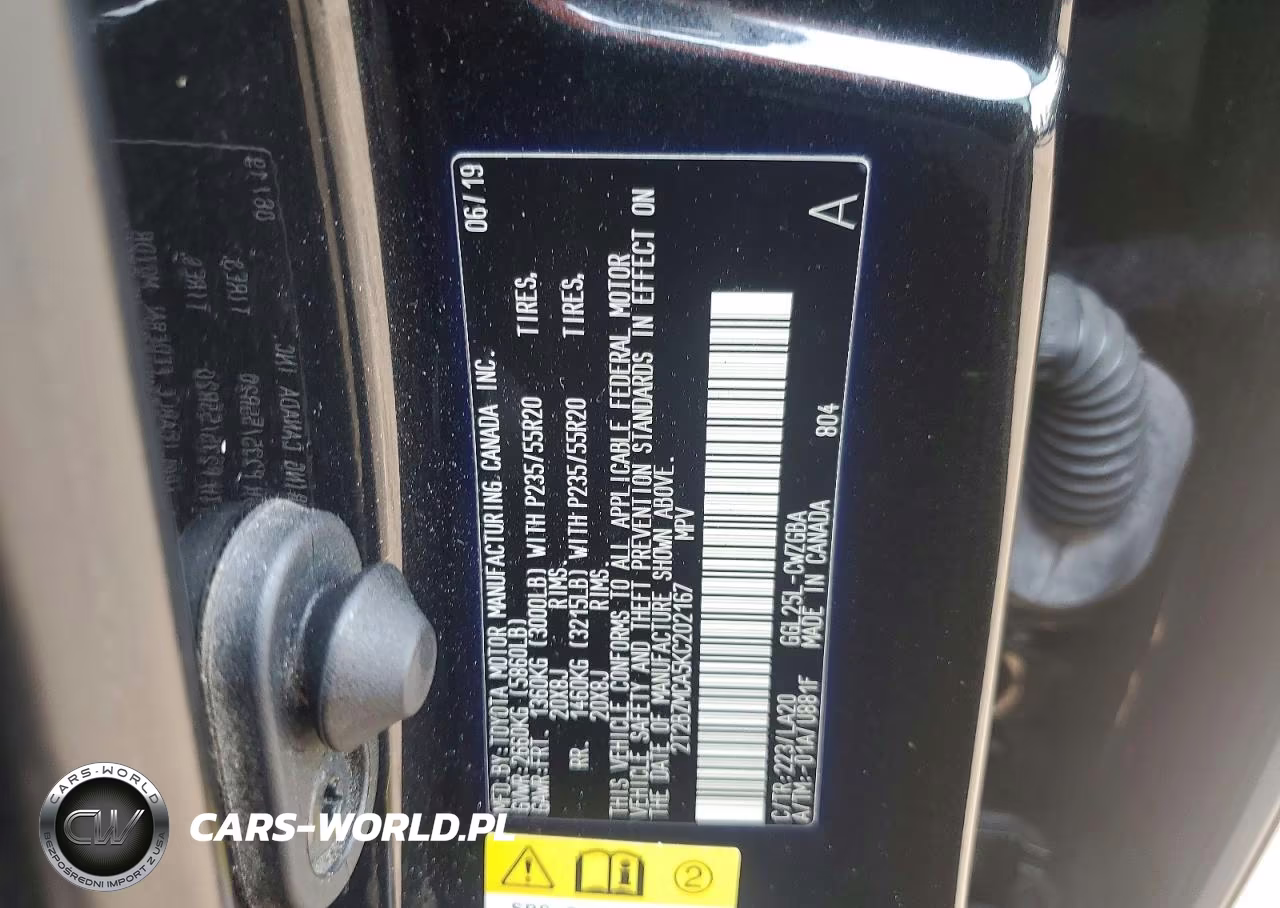 2019 Lexus Rx 350 Base VIN:2T2BZMCA5KC202167 - 12