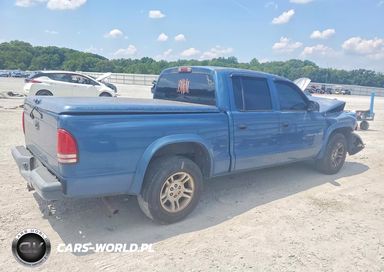 2002 Dodge Dakota Quad Sport VIN:1B7HL38X22S604234 - 3