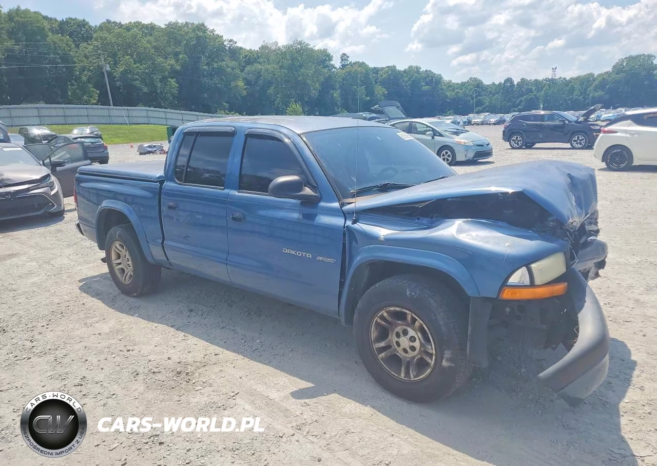 2002 Dodge Dakota Quad Sport VIN:1B7HL38X22S604234 - 4