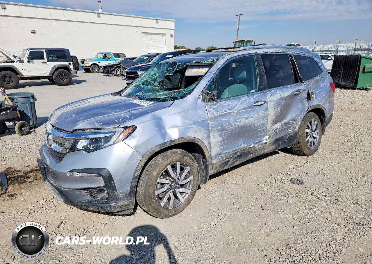 2019 Honda Pilot Exl VIN:5FNYF6H52KB039374 - 1