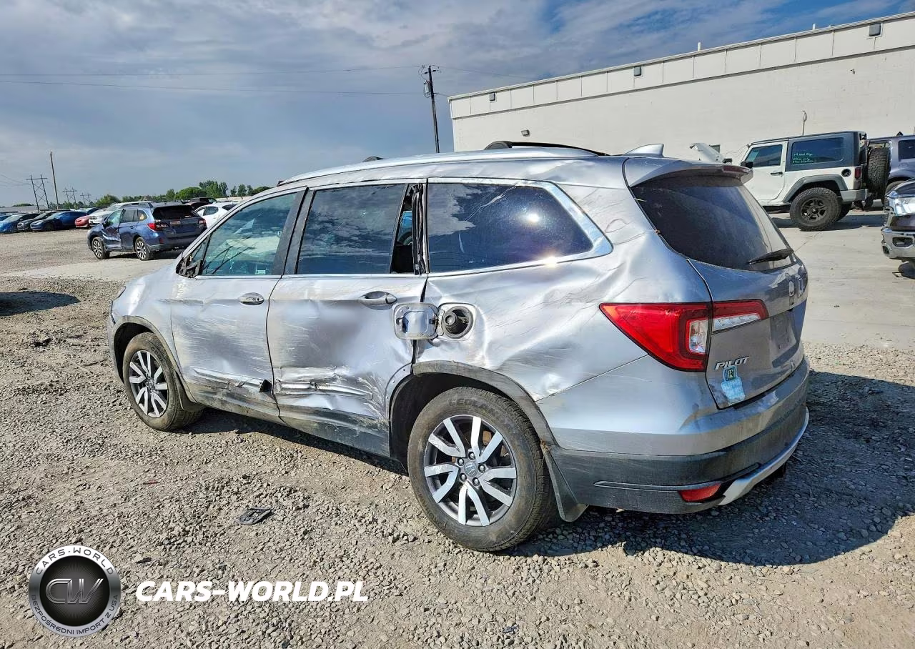 2019 Honda Pilot Exl VIN:5FNYF6H52KB039374 - 2