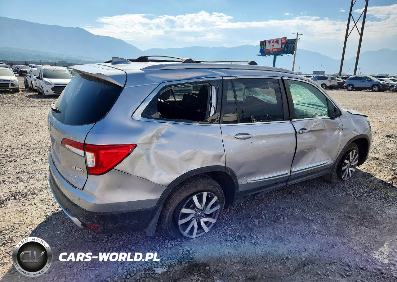 2019 Honda Pilot Exl VIN:5FNYF6H52KB039374 - 3
