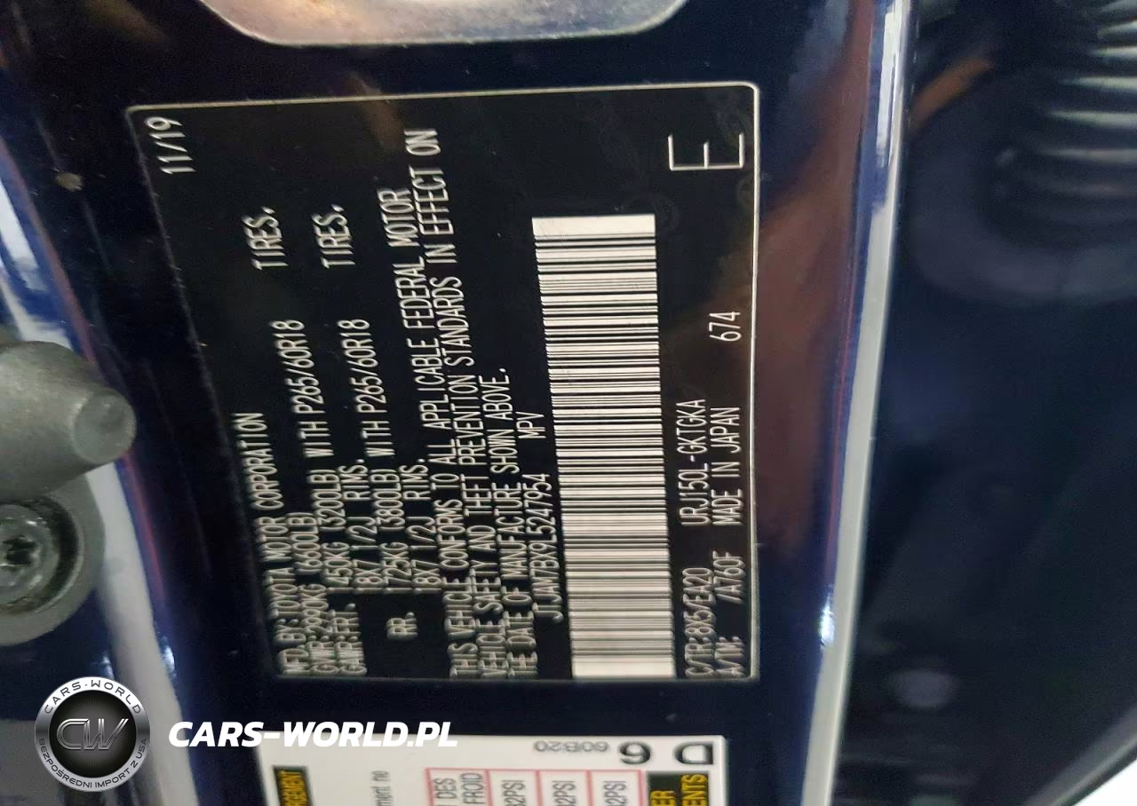 2020 Lexus Gx 460 Premium VIN:JTJAM7BX9L5247954 - 14