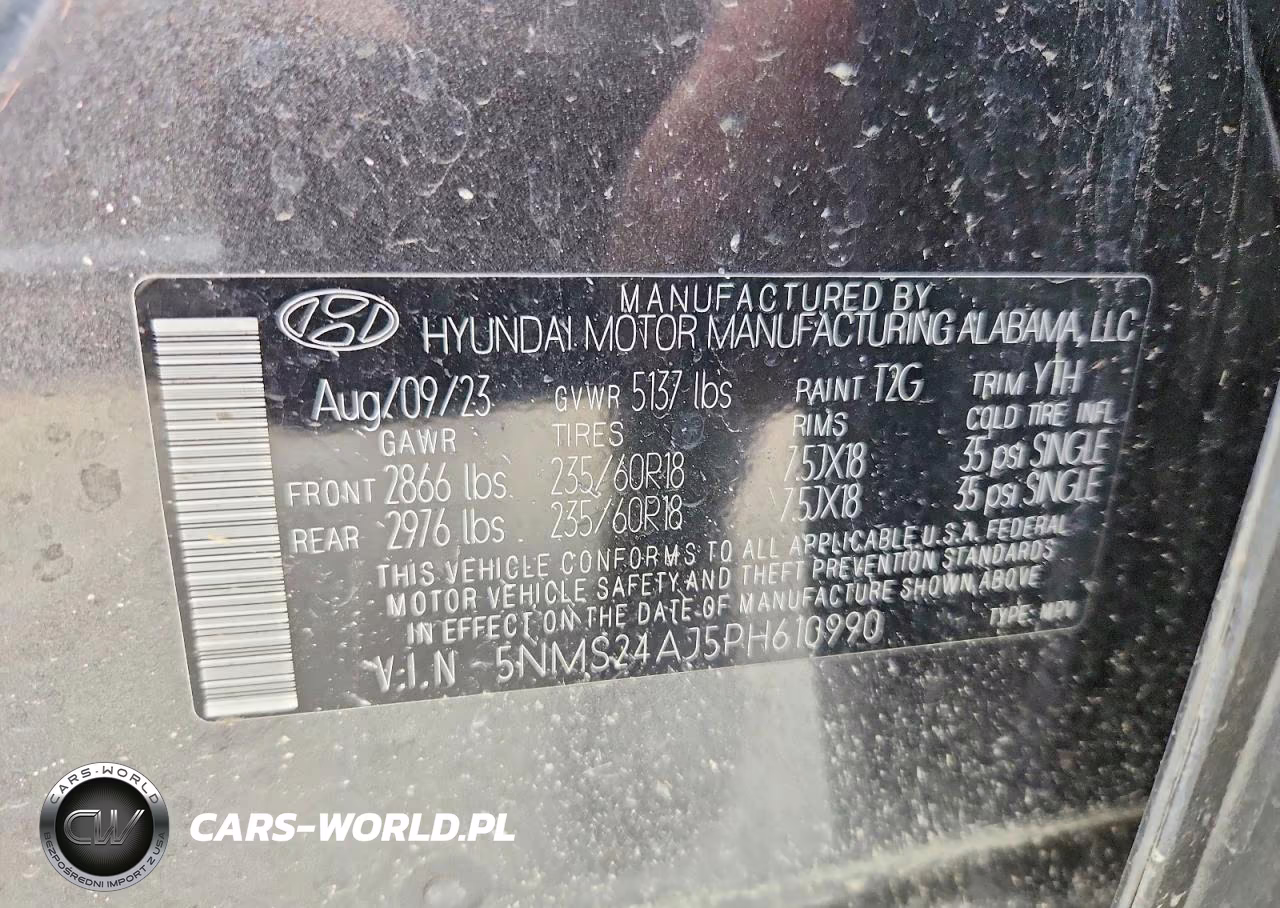 2023 Hyundai Santa Fe Sel VIN:5NMS24AJ5PH610990 - 13