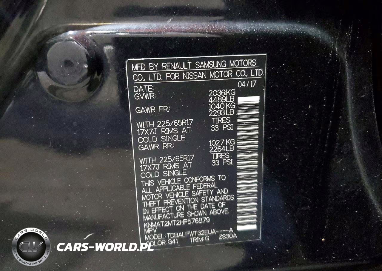 2017 Nissan Rogue S VIN:KNMAT2MT2HP576879 - 12