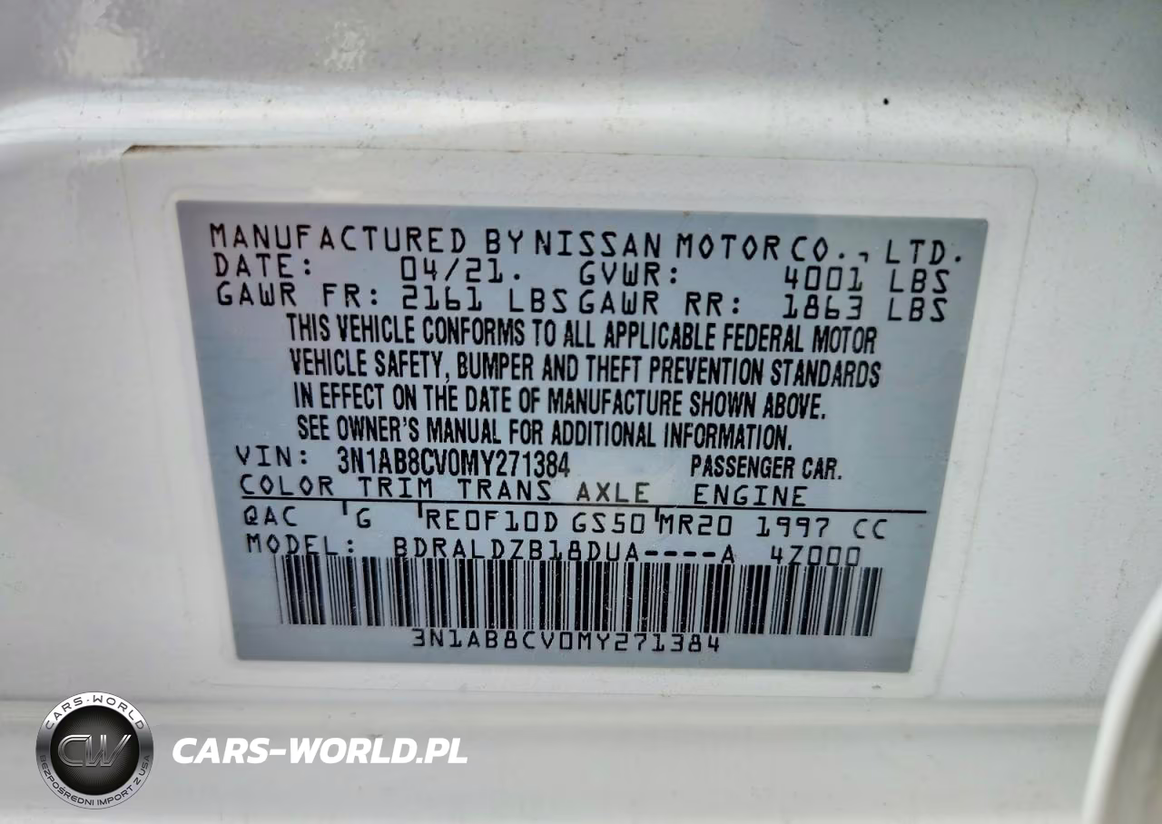 2021 Nissan Sentra Sv VIN:3N1AB8CV0MY271384 - 12