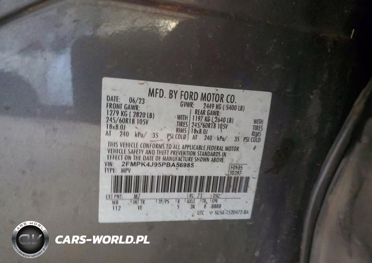 2023 Ford Edge Sel VIN:2FMPK4J95PBA56985 - 14