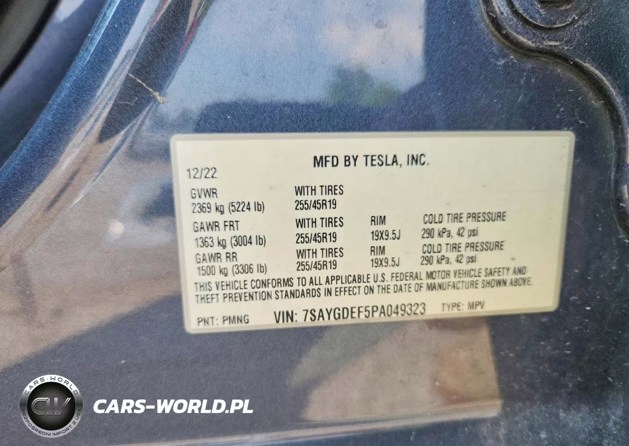 2023 Tesla Model Y VIN:7SAYGDEF5PA049323 - 13