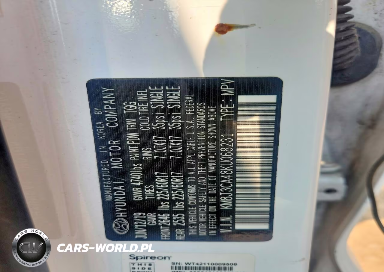 2019 Hyundai Tucson Value VIN:KM8J3CA48KU068231 - 13