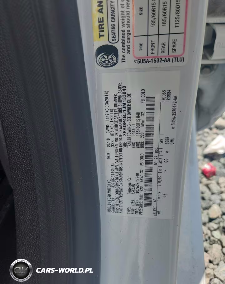2018 Ford Fiesta Se VIN:3FADP4BJ1JM133848 - 12