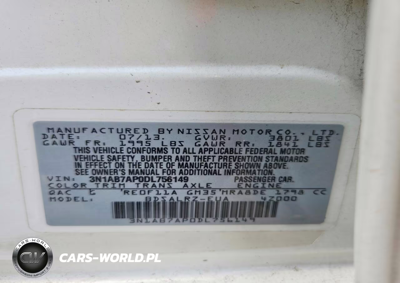 2013 Nissan Sentra S VIN:3N1AB7AP0DL756149 - 12