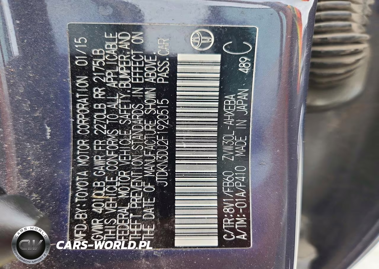 2015 Toyota Prius Three VIN:JTDKN3DU2F1920515 - 12