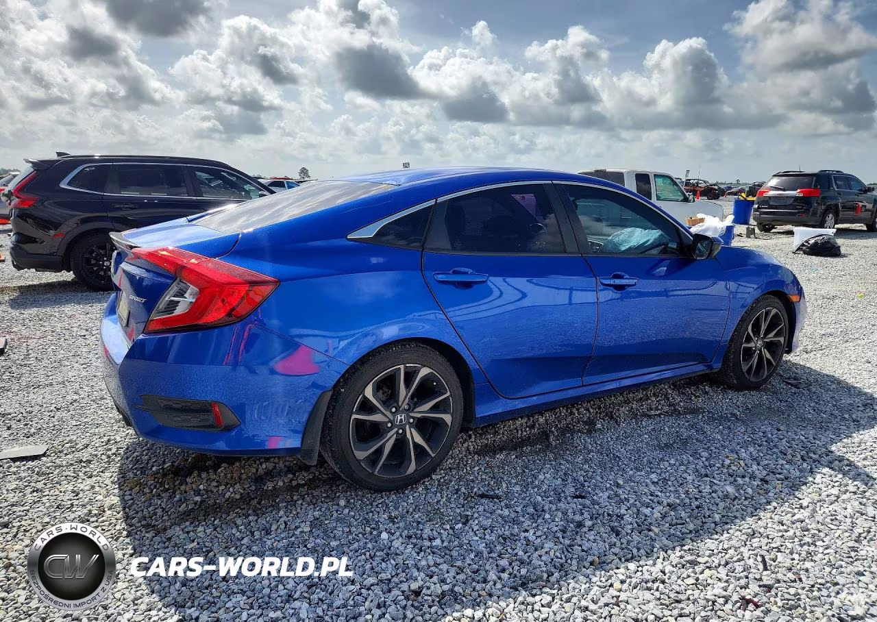2020 Honda Civic Sport VIN:19XFC2F82LE004363 - 3