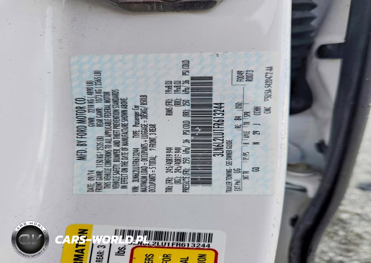 2015 Lincoln Mkz Hybrid VIN:3LN6L2LU1FR613244 - 12