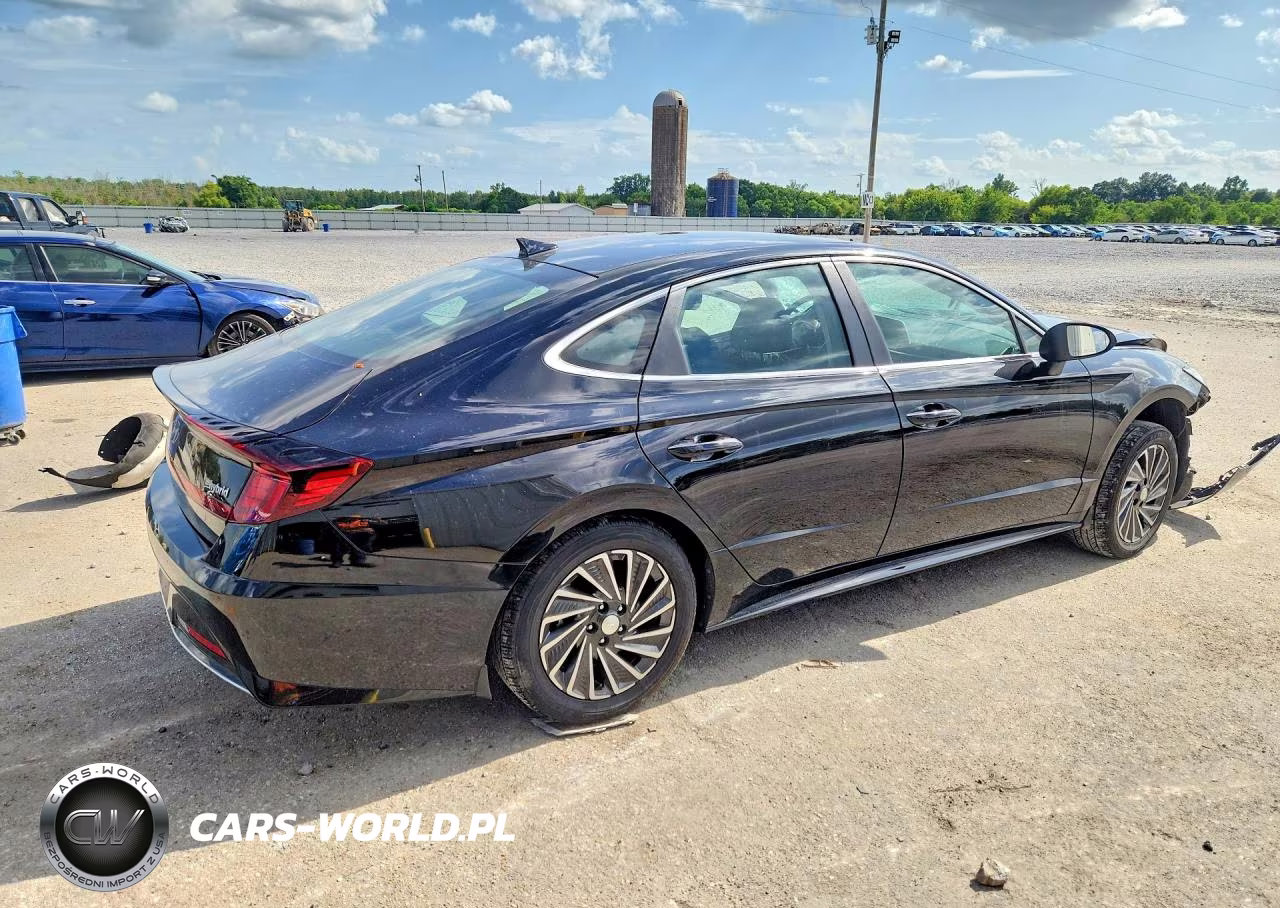 2023 Hyundai Sonata Hybrid Sel VIN:KMHL34JJ6PA066166 - 3