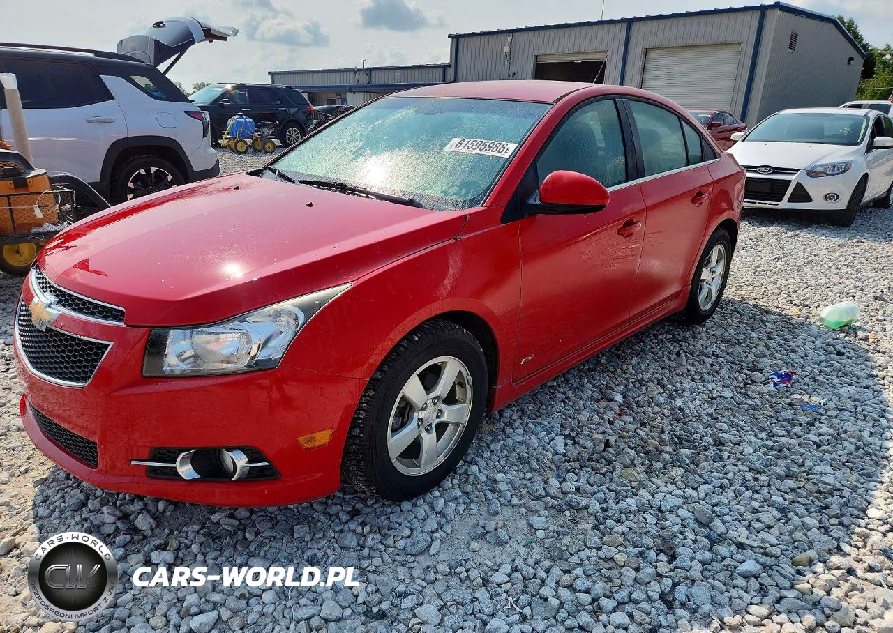 2012 Chevrolet Cruze Lt VIN:1G1PF5SC7C7138009 - 1