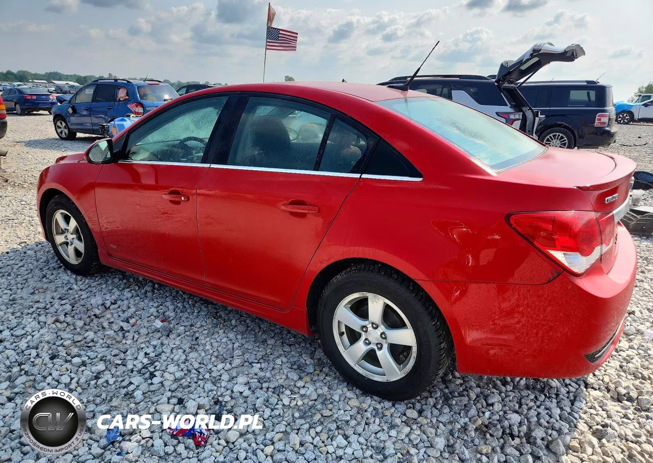 2012 Chevrolet Cruze Lt VIN:1G1PF5SC7C7138009 - 2