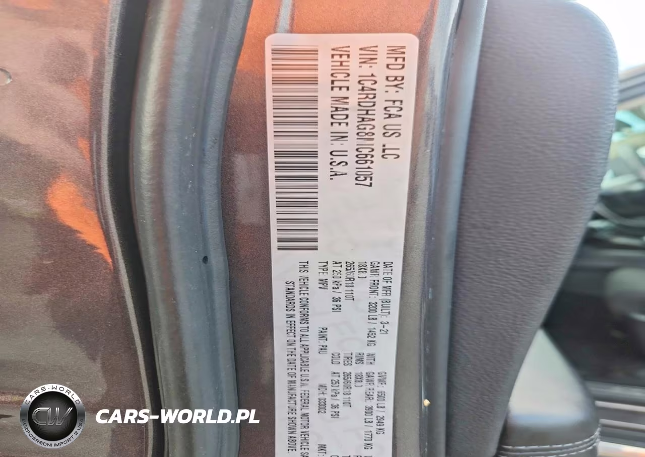 2021 Dodge Durango Sxt VIN:1C4RDHAG8MC661057 - 13