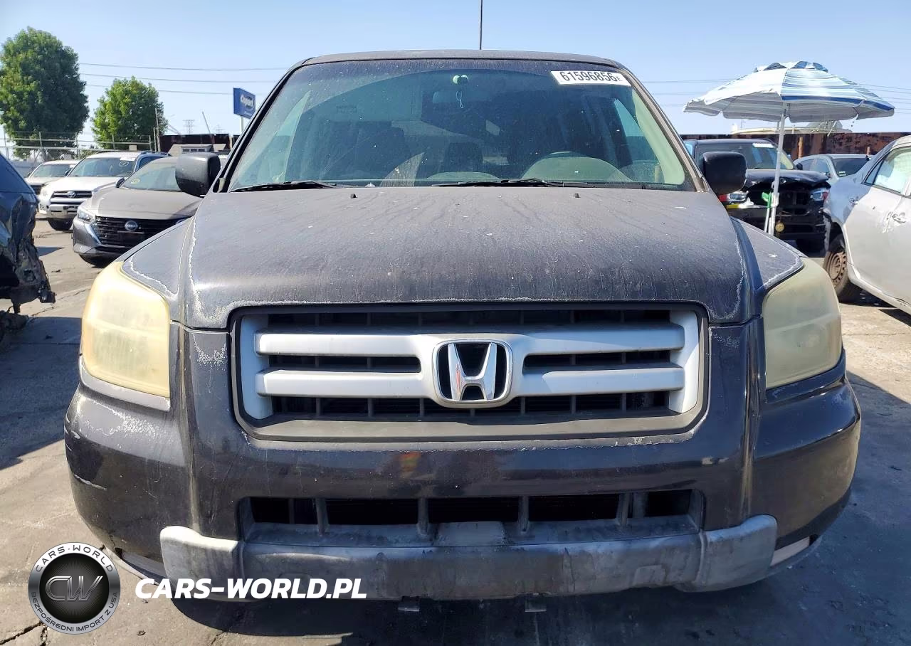 2006 Honda Pilot Lx VIN:5FNYF28106B024433 - 5
