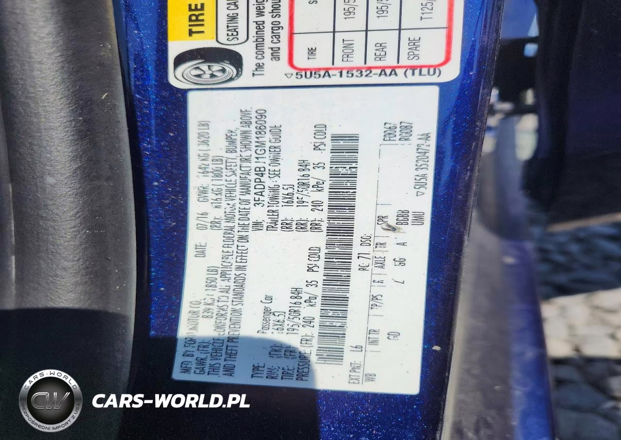 2016 Ford Fiesta Se VIN:3FADP4BJ1GM186090 - 12