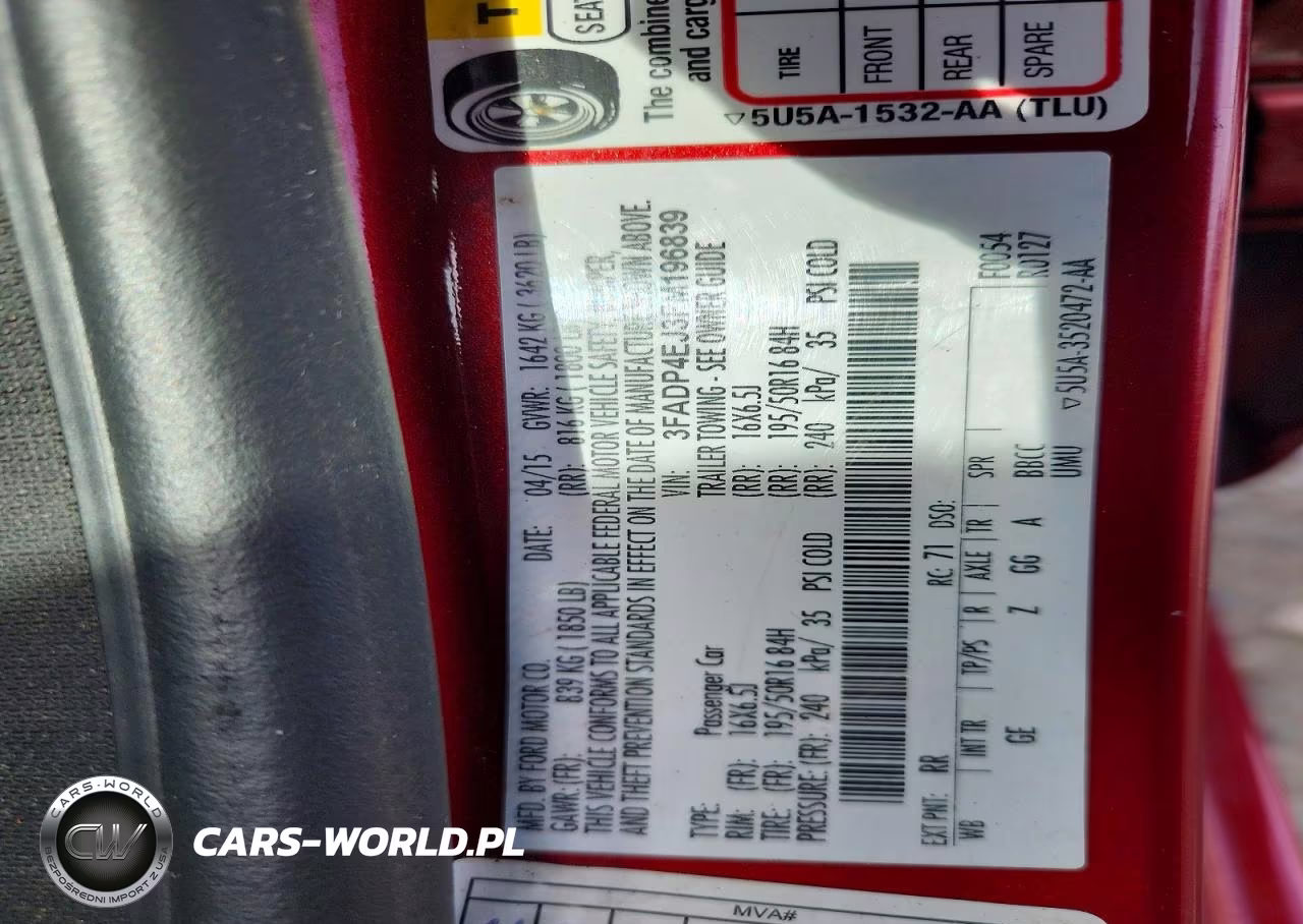 2015 Ford Fiesta Se VIN:3FADP4EJ3FM196839 - 12