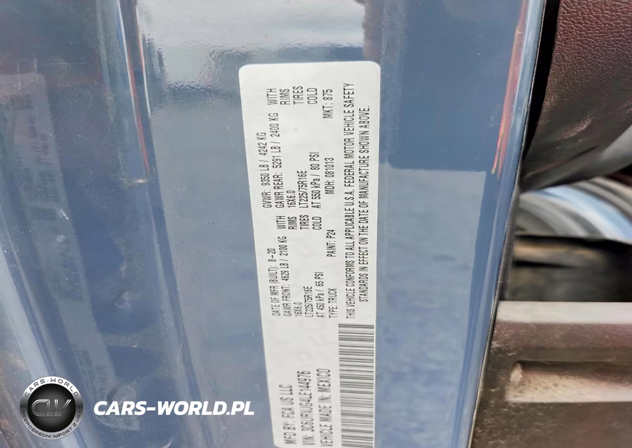2020 Ram Promaster 3500 Delivery Van VIN:3C6URVJG4LE144976 - 13