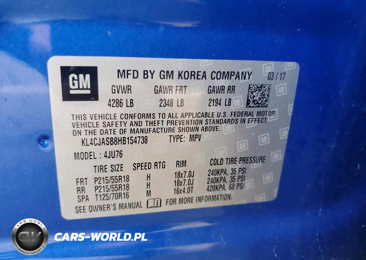 2017 Buick Encore Preferred VIN:KL4CJASB8HB154738 - 13