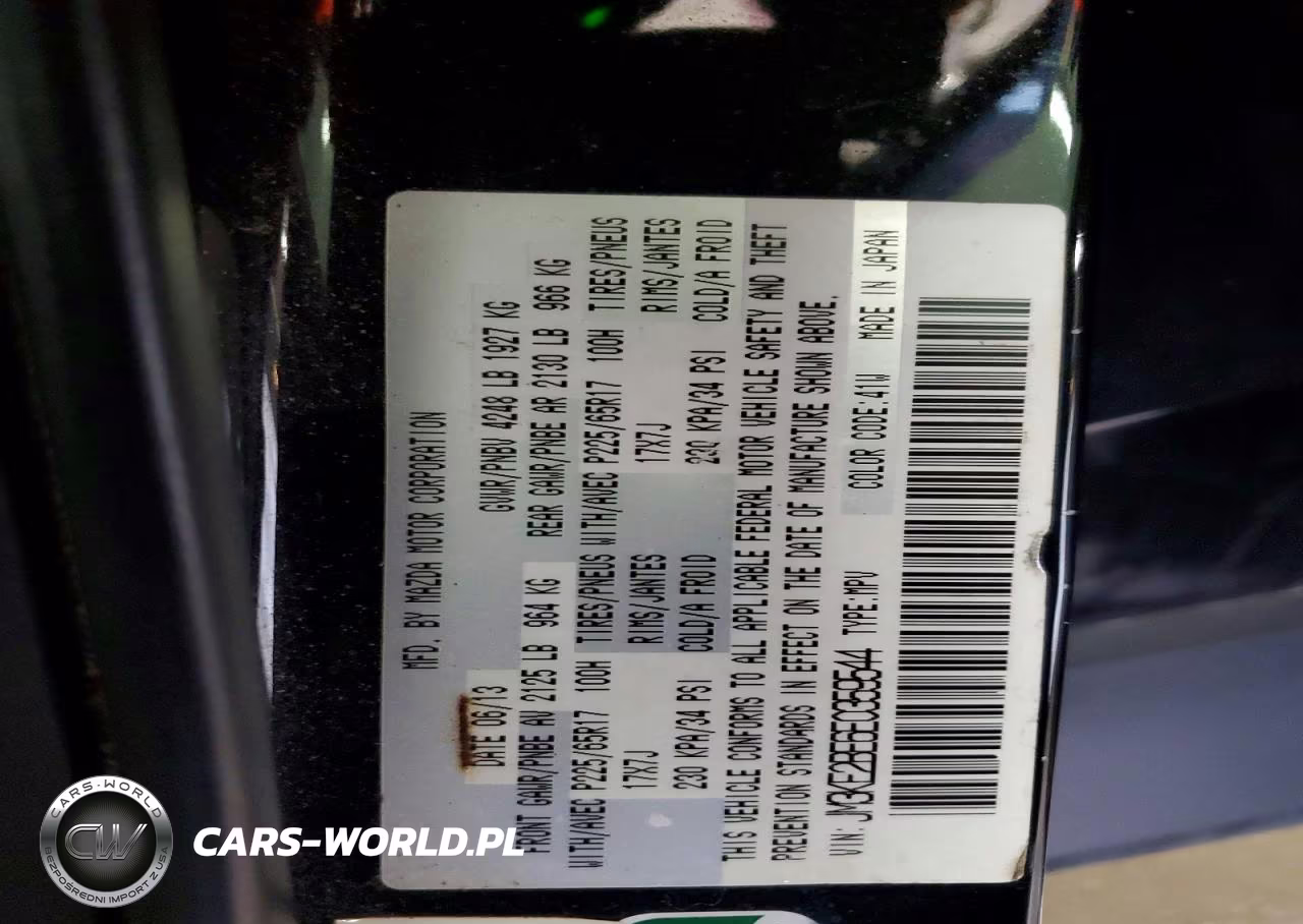 2014 Mazda Cx-5 Sport VIN:JM3KE2BE6E0359544 - 13