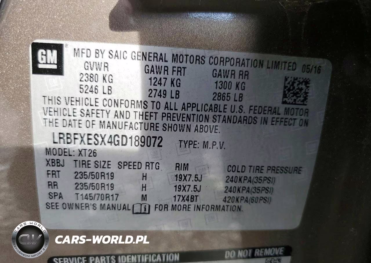 2016 Buick Envision Premium VIN:LRBFXESX4GD189072 - 13