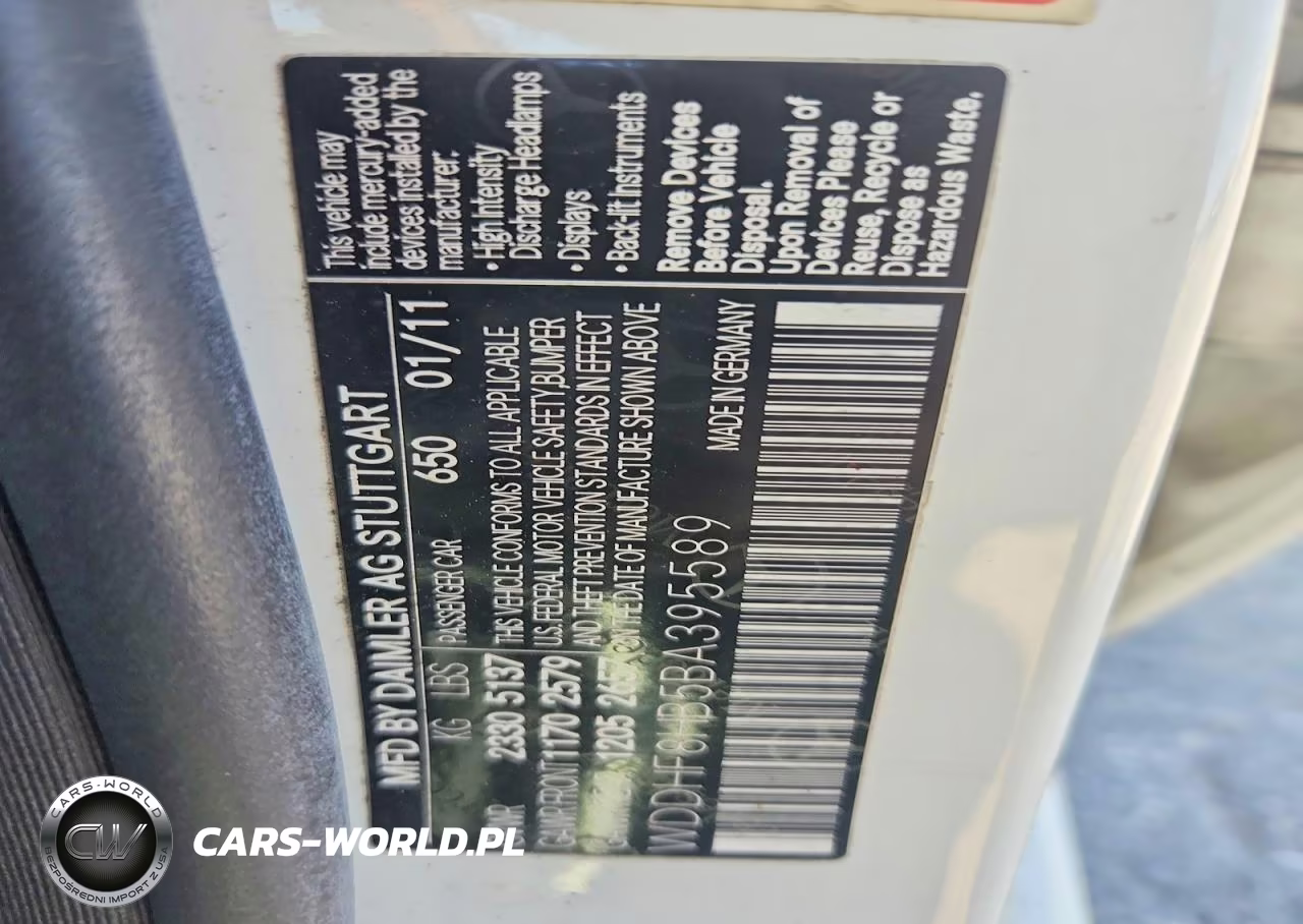 2011 Mercedes-Benz E 350 4Matic VIN:WDDHF8HB5BA395589 - 12