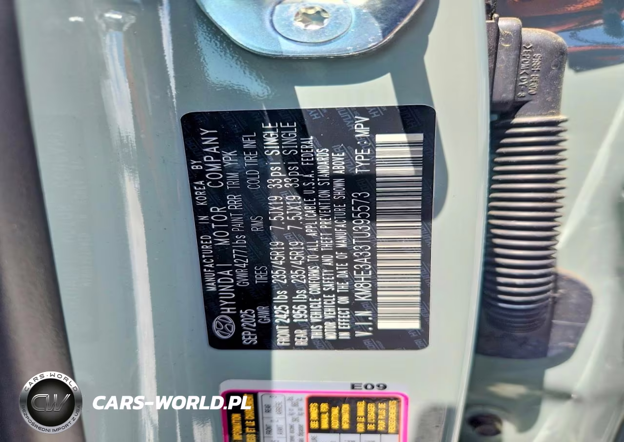 2026 Hyundai Kona Limited VIN:KM8HE3A33TU395573 - 13