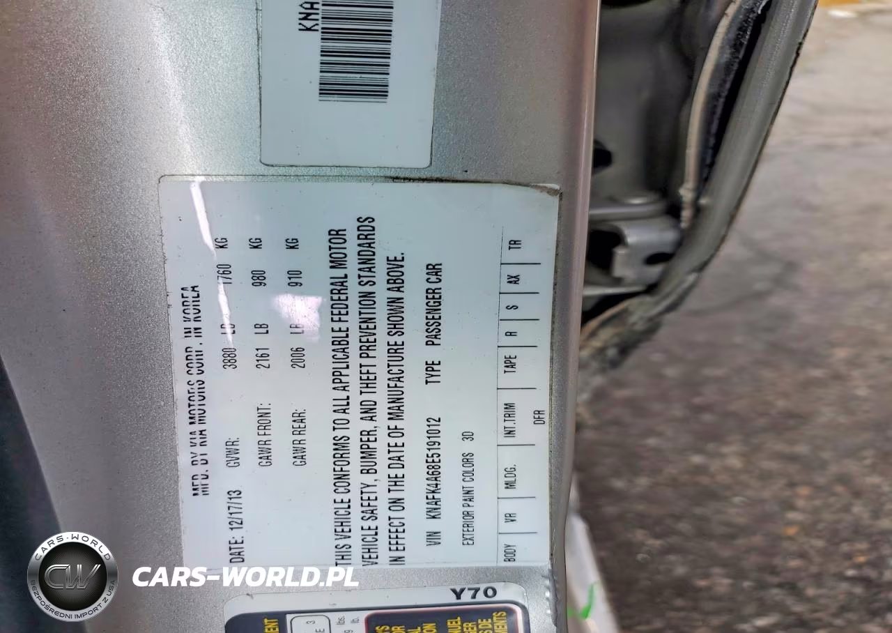 2014 Kia Forte Lx VIN:KNAFK4A68E5191012 - 13