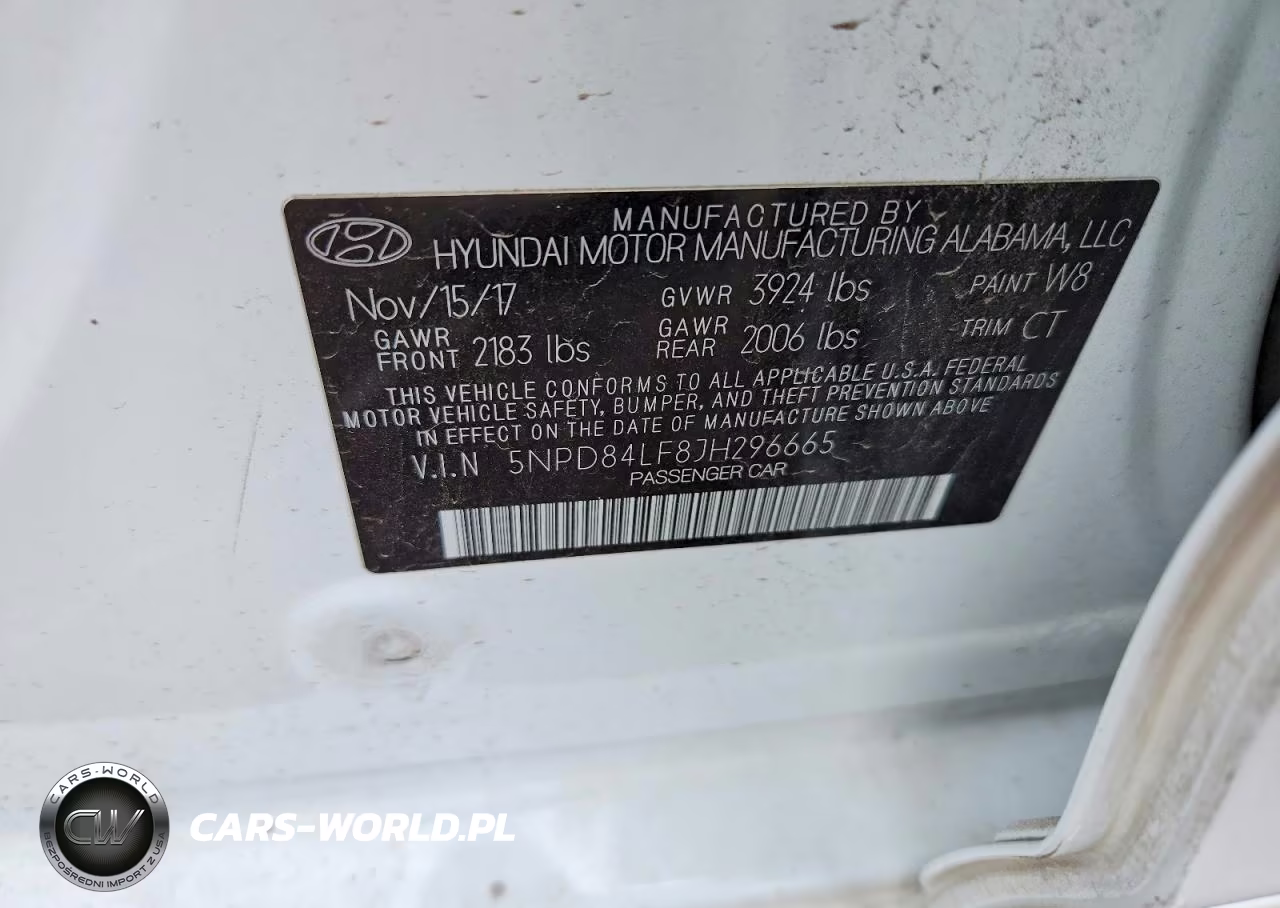 2018 Hyundai Elantra Sel VIN:5NPD84LF8JH296665 - 12