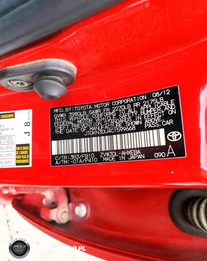 2012 Toyota Prius Two VIN:JTDKN3DU4C1599668 - 12
