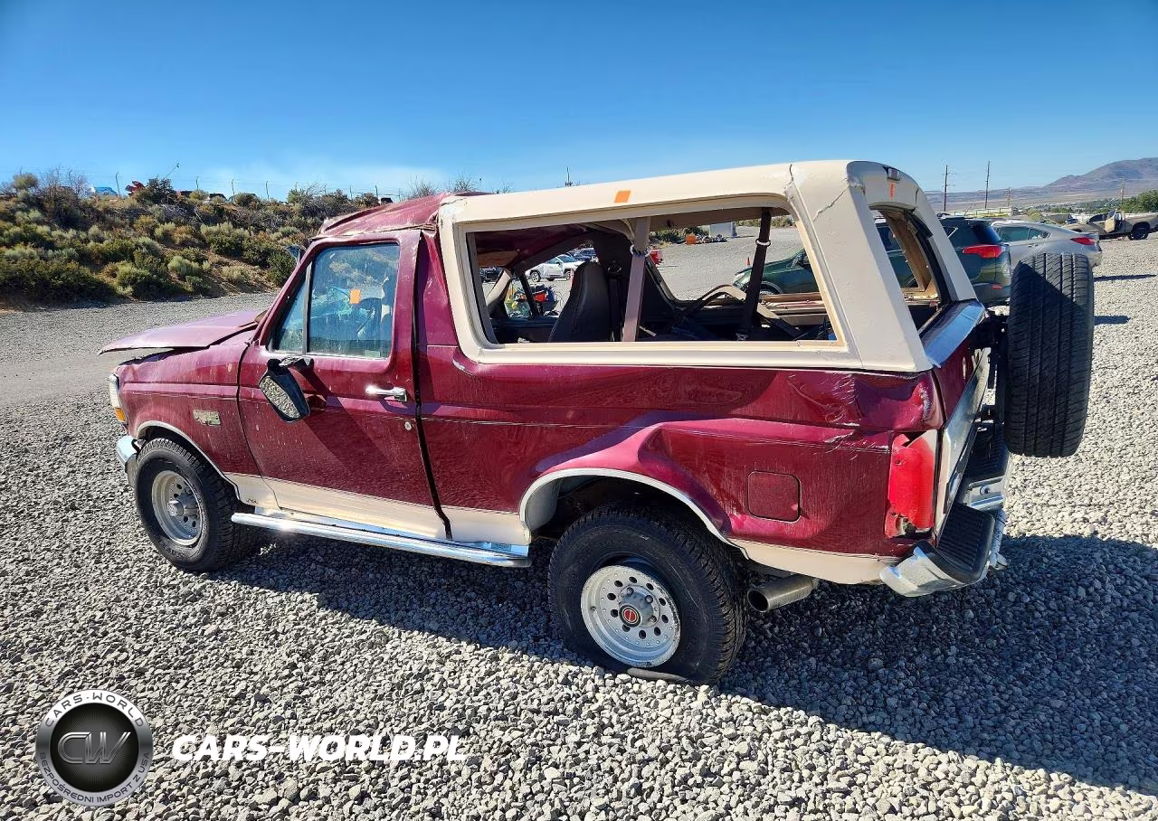 1992 Ford Bronco U100 VIN:1FMEU15H8NLA96458 - 2