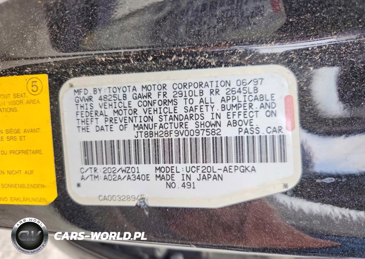 1997 Lexus Ls 400 VIN:JT8BH28F9V0097582 - 12