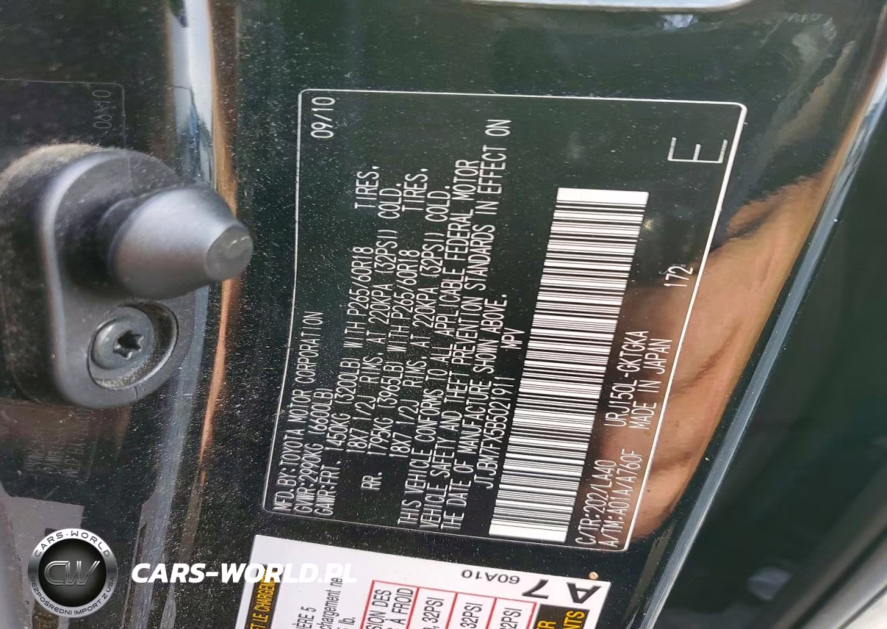 2011 Lexus Gx 460 VIN:JTJBM7FX5B5021911 - 13