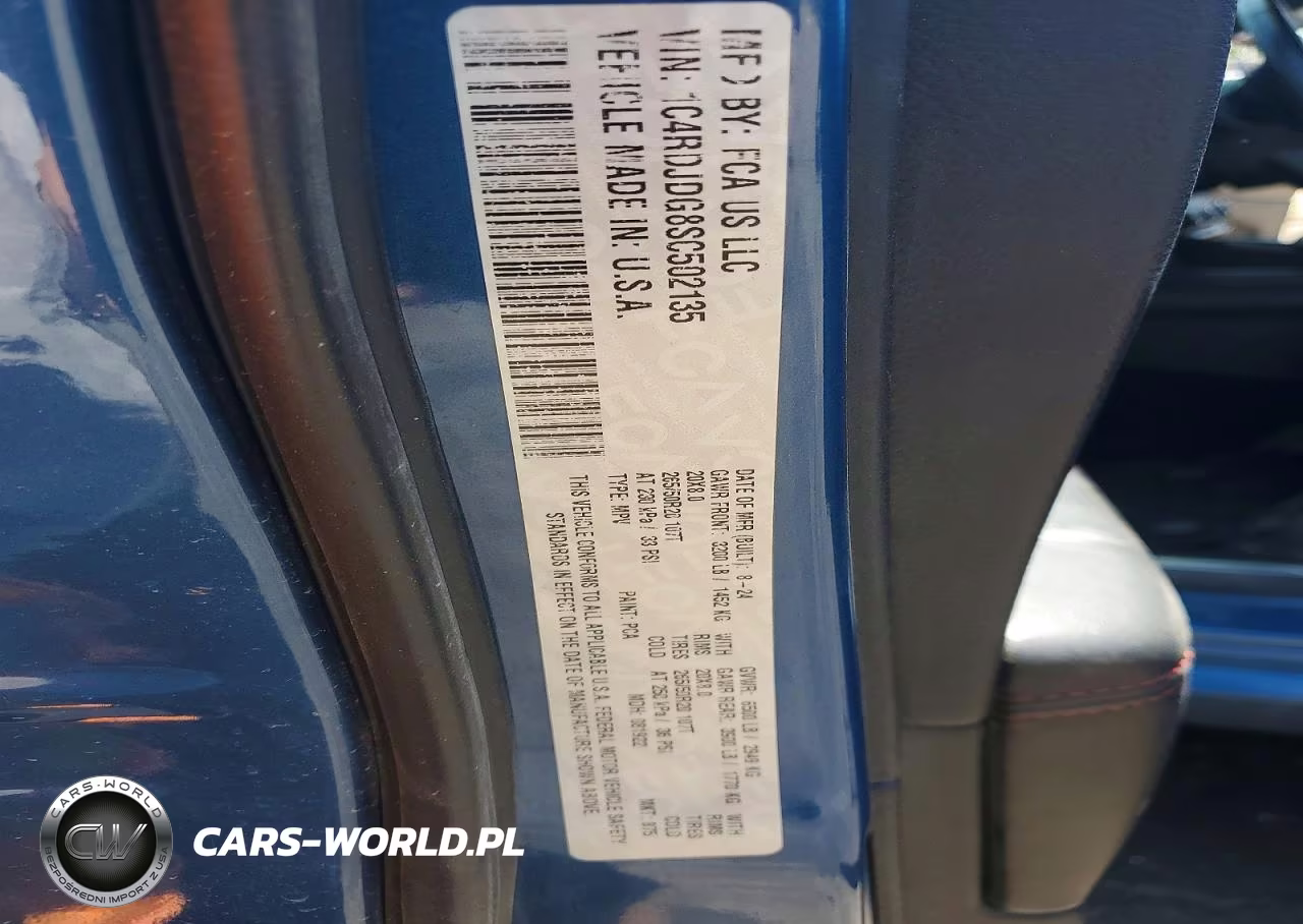 2025 Dodge Durango Gt VIN:1C4RDJDG8SC502135 - 13