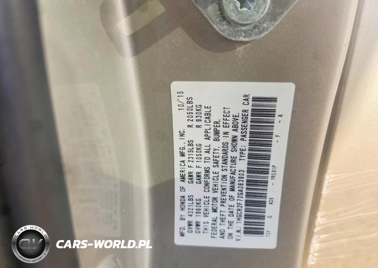 2016 Honda Accord Ex VIN:1HGCR2F72GA063903 - 13