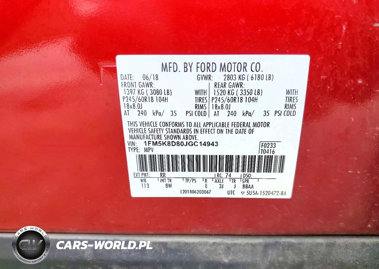 2018 Ford Explorer Xlt VIN:1FM5K8D80JGC14943 - 13