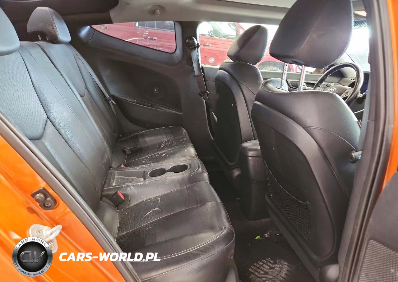 2014 Hyundai Veloster Turbo VIN:KMHTC6AE7EU198508 - 10