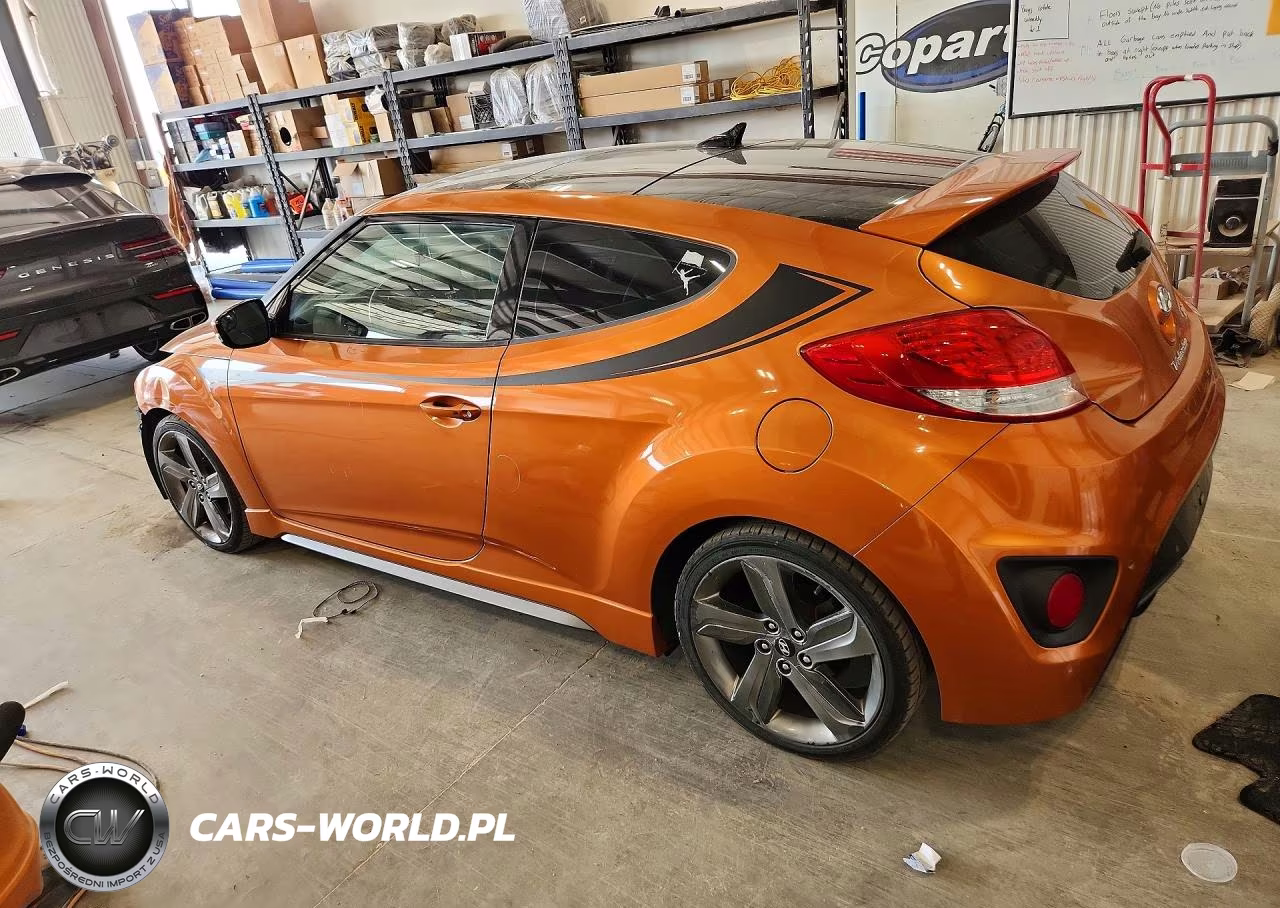 2014 Hyundai Veloster Turbo VIN:KMHTC6AE7EU198508 - 2