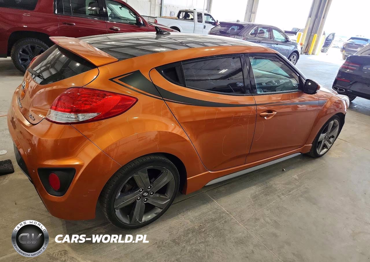 2014 Hyundai Veloster Turbo VIN:KMHTC6AE7EU198508 - 3