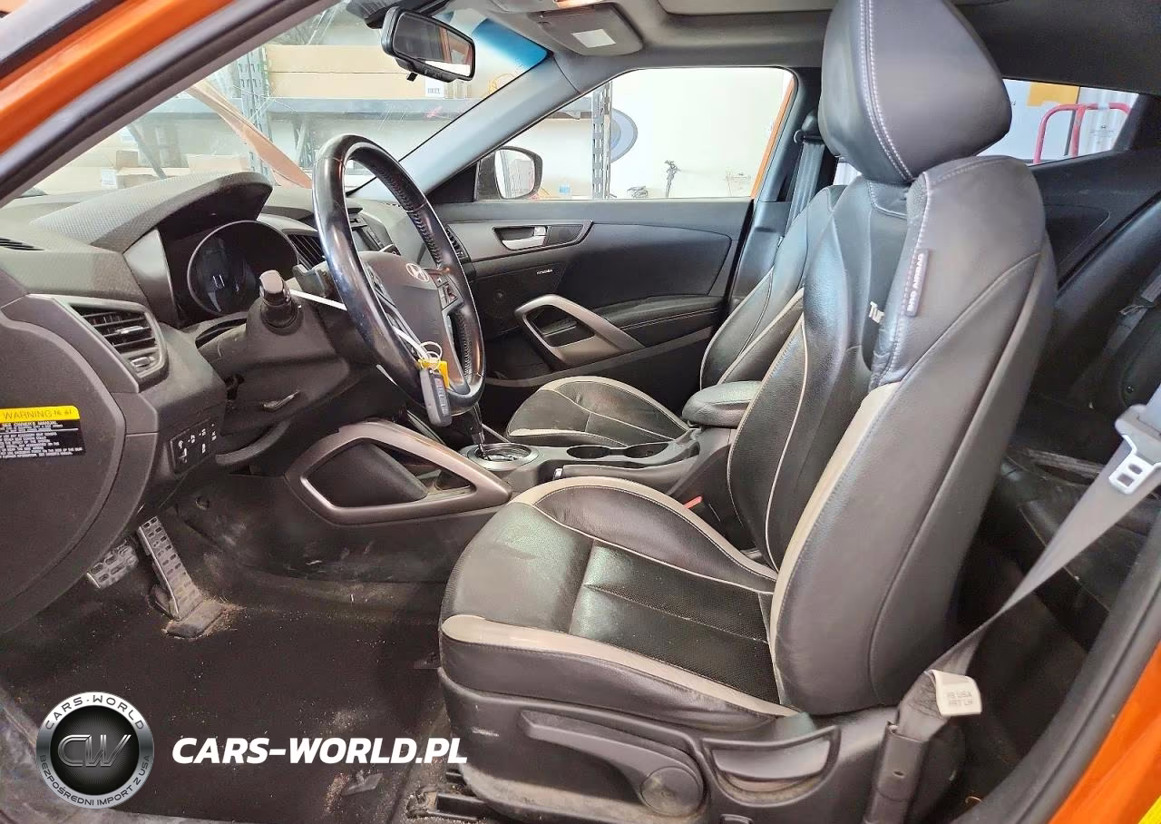 2014 Hyundai Veloster Turbo VIN:KMHTC6AE7EU198508 - 7