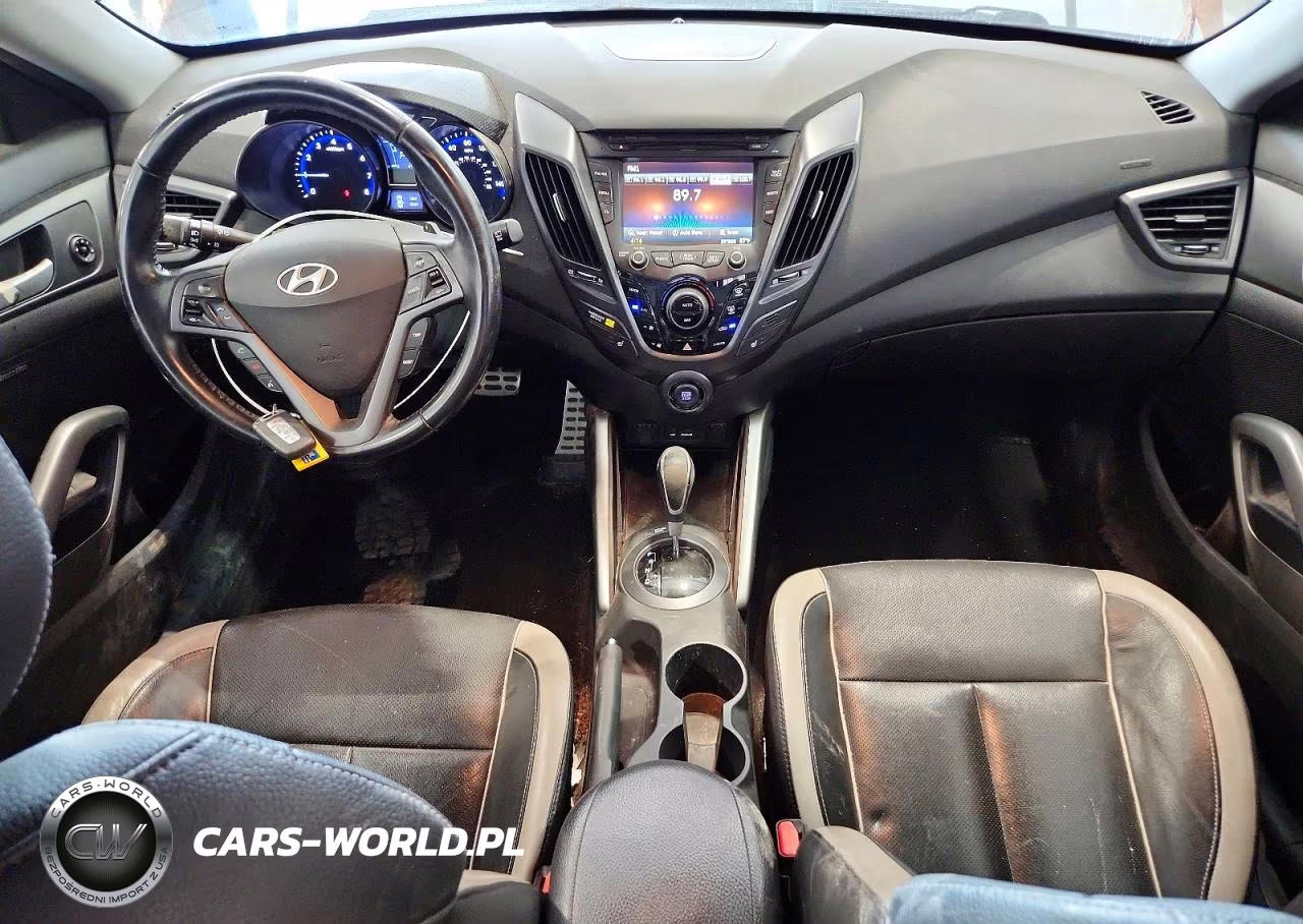 2014 Hyundai Veloster Turbo VIN:KMHTC6AE7EU198508 - 8